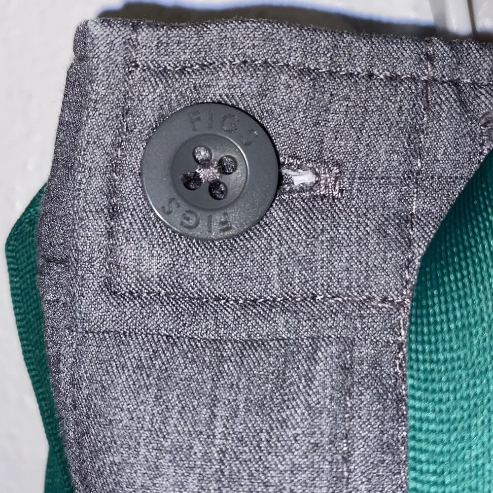 FIGS Scrub Pants XL Extra Large‎ Technical Collection Gray Draw String Inseam 30
